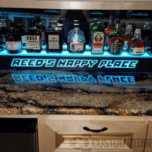 1 Tier Home Bar Liquor Shelf