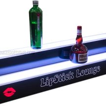 2 Tier Liquor Display w/ Lipstick Logos