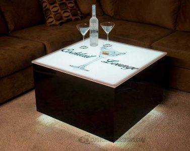 Cubix LED Lighted Lounge Table