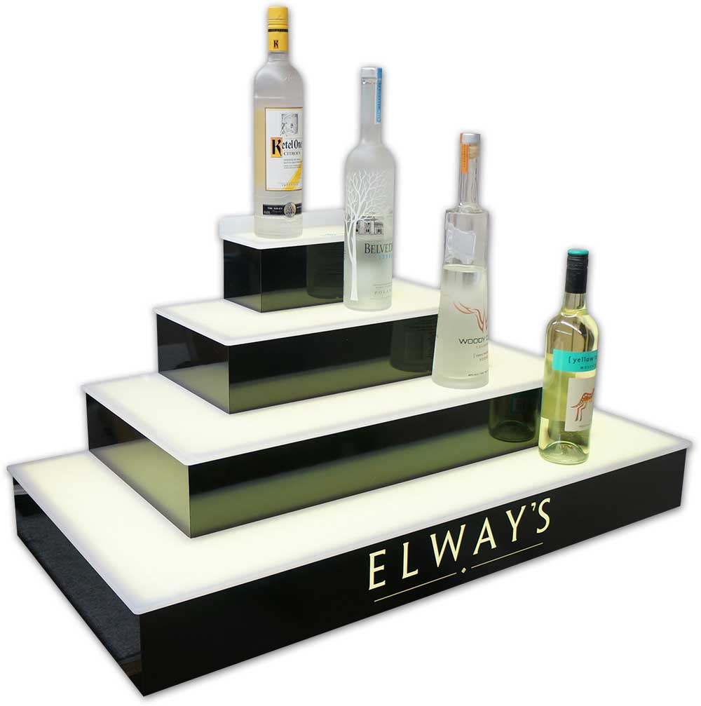 4 Tier Wrap Bar Display - Elway's