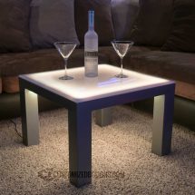 Carbon Series LED Lighted Side Table