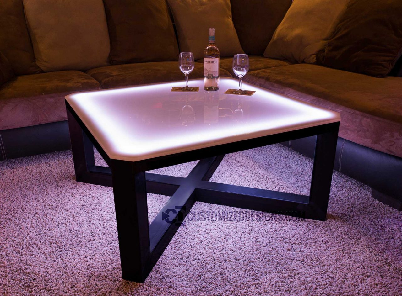 Carbon Series LED Coffee Table 3