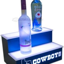 Dallas Cowboys 2 Tier Back Bar Display