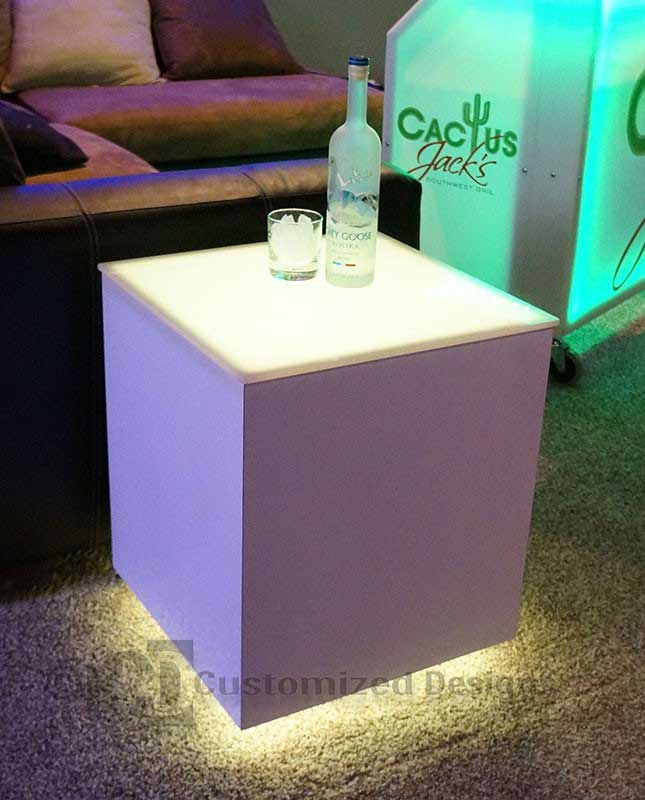 Cubix LED Lighted Tables 4