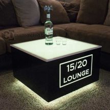 Cubix LED Illuminated Bar Table
