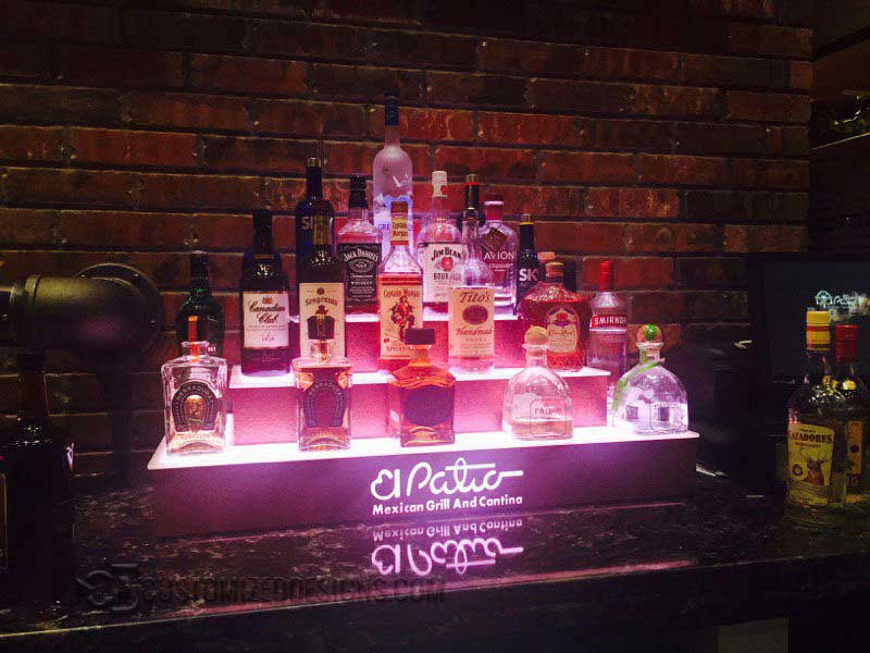 4 Tier Wrap Display - Mexican Restaurant - Copper Finish 2