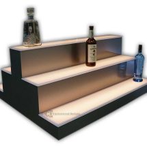 Custom 2 Sided 3 Tier Island Display w/ Low Profile 1st Tier and High Profile 2nd and 3rd Tiers