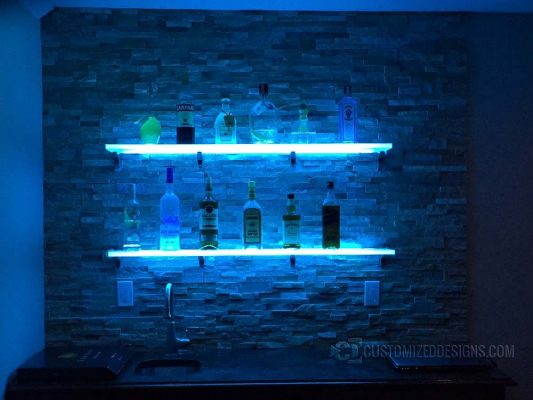 LED Shelving With Lights