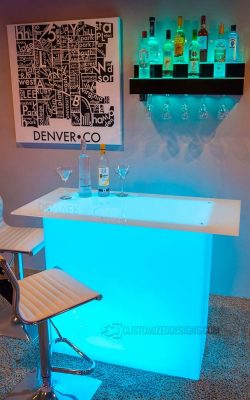 Lumen LED Lighted Table w/ Added Table Top