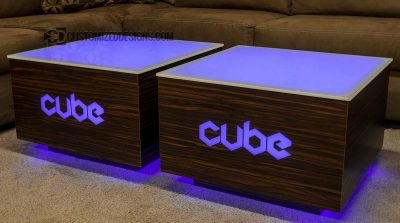 Modern LED Lighted Coffee Table