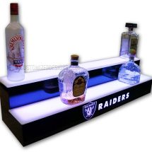 Oakland Raiders 2 Step Lighted Bottle Display