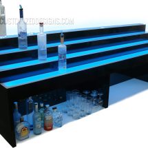 Raised Liquor Displays w/ Storage