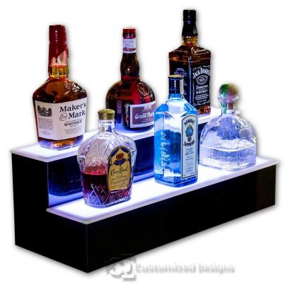 2 Tier Liquor Displays