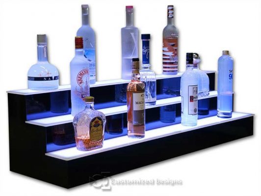 3 Tier Liquor Displays
