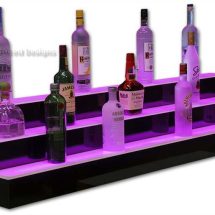 6' Wide Bar and Nightclub Liquor Display