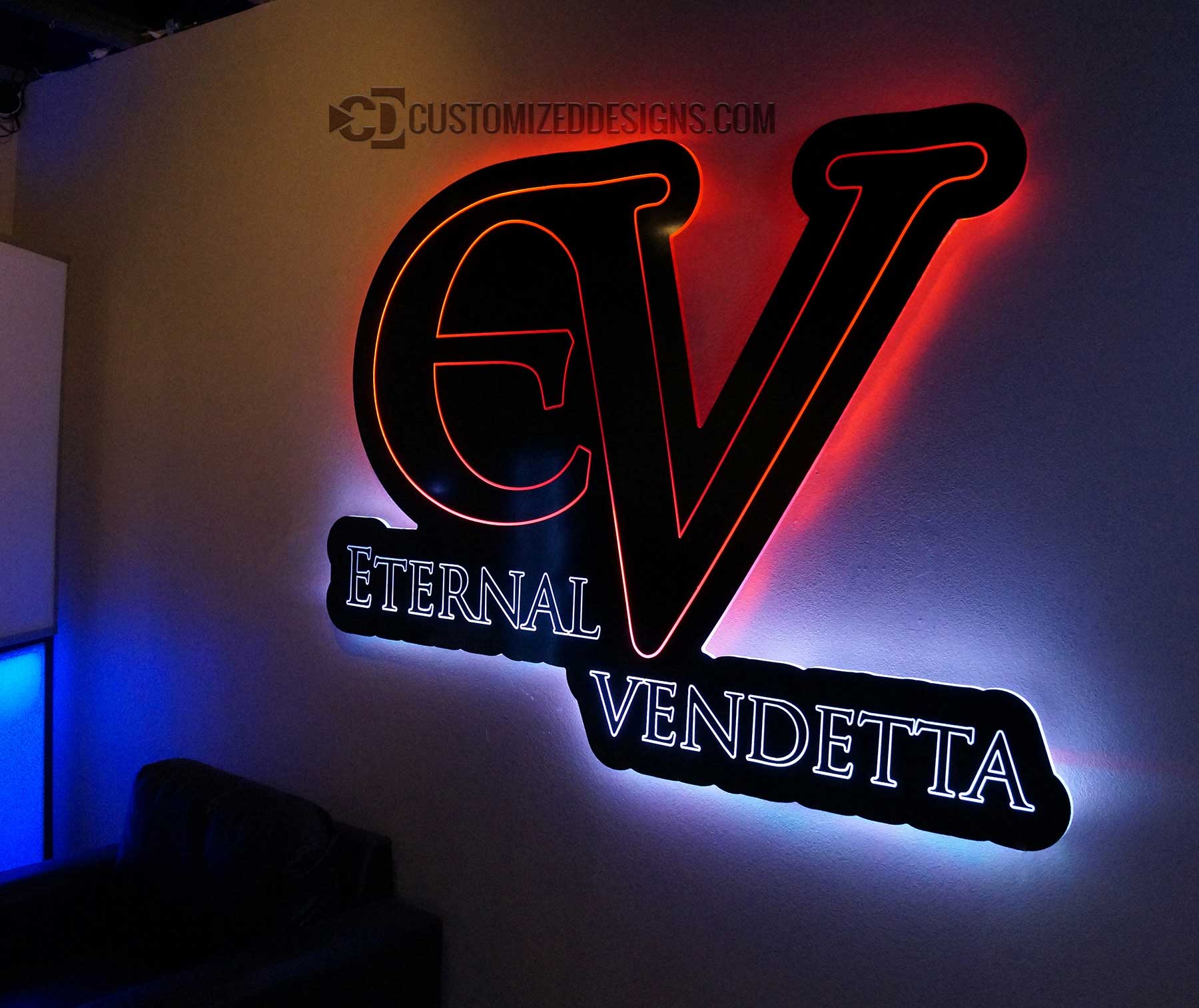 Eternal Vendetta Lighted Sign