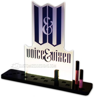 LED Lighted Lipstick Promotional Display