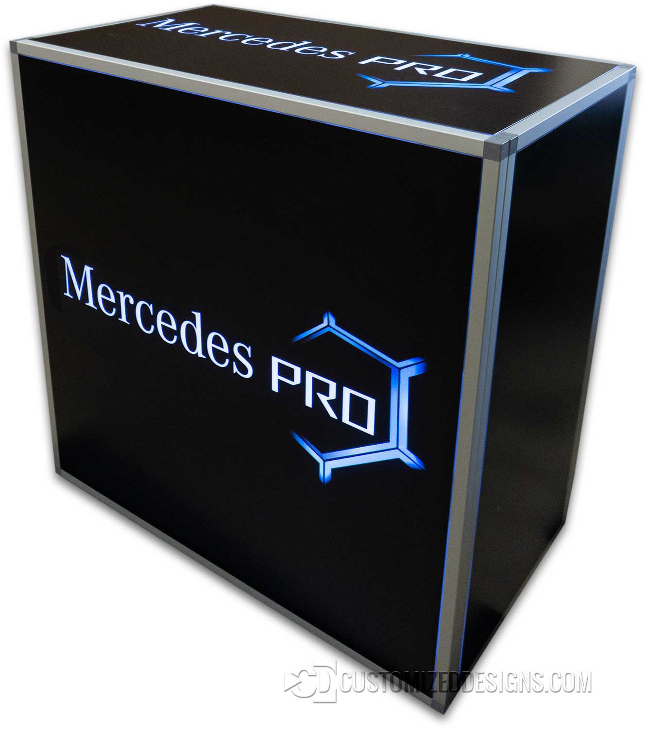 42x24x42 Element Modular Table - Mercedes Benz Logo