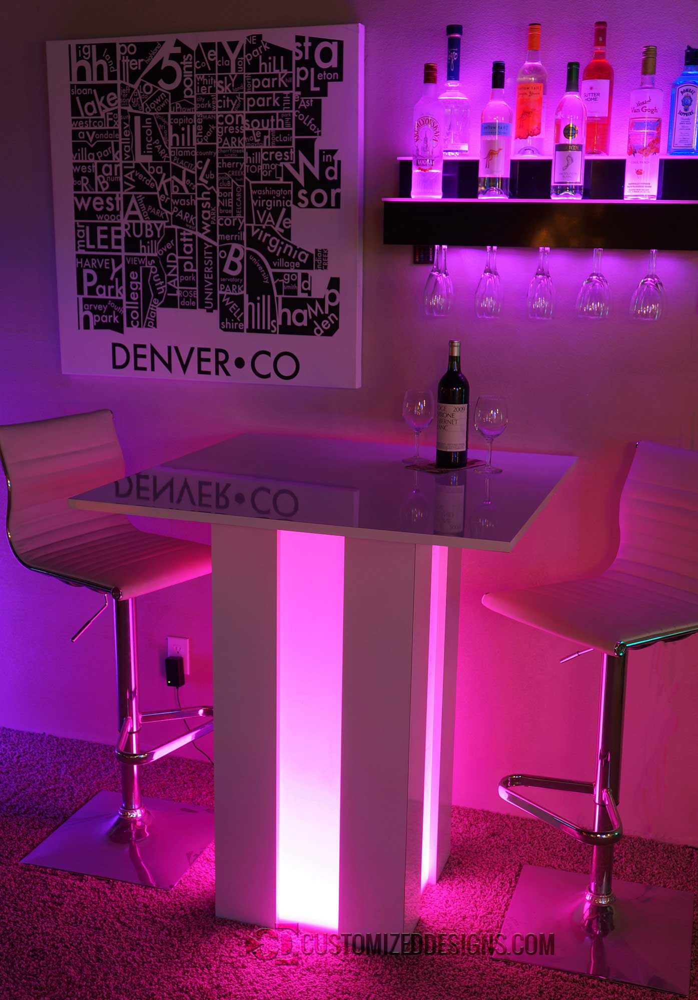 Mirage Illuminated Lounge Table