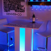 Mirage Lighted Cocktail Table